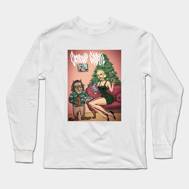 Groovy Ghoul Cozy Christmas Long Sleeve T-Shirt by Groovy Ghoul